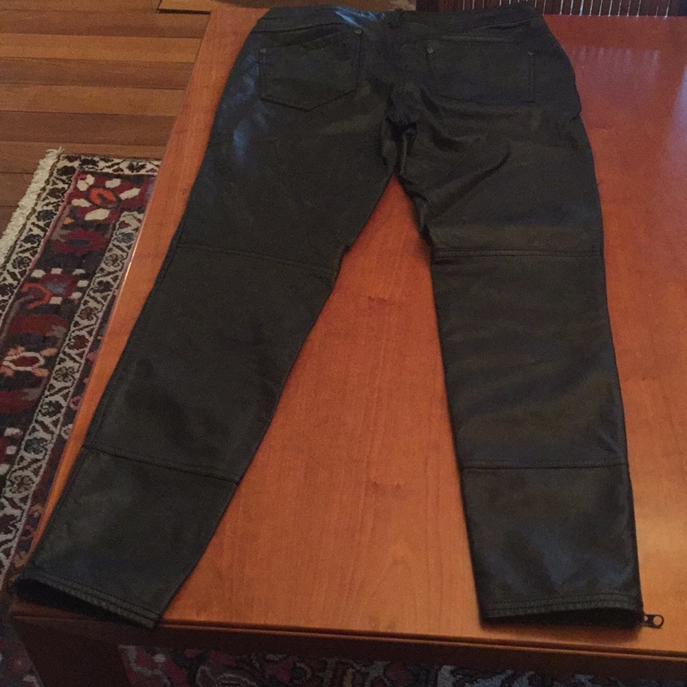 Vegan leather Free people skinny pants